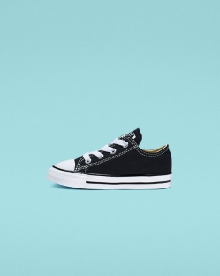 Converse Chuck Taylor All Star Fiu Rövidszárú Fekete | REKDJGL-HU